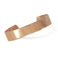 Polished Solid Copper Cuff Bracelet