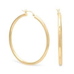 Gold Plated Click Hoop