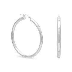 Hoop Earrings with Click