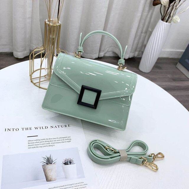 Solid Jelly Crossbody Bag