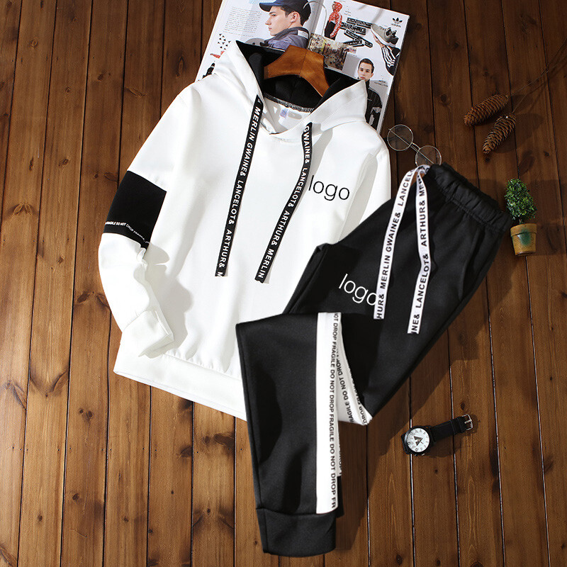 Thin men fashion running suit