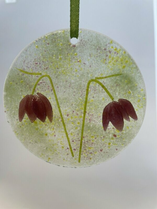 Handmade Cricklade Fritillary Sun Catcher (collection only)