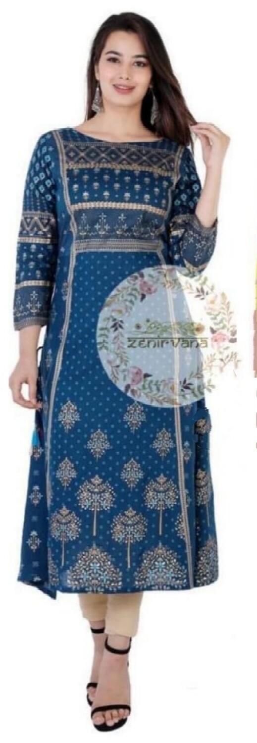 Zenirvana Branded Kurti (Blue)