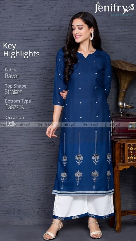 Jenifry Branded Kurti with Plazo pant