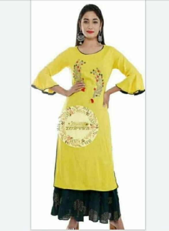 Zenirvana Branded Kurti with Garara pant