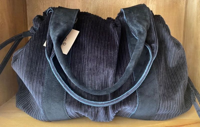 Sac cabas Prudy LX1 cuir noir MILA LOUISE