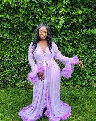 Sheer Illusion Night Robe