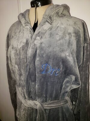Personalized Luxury Plush Hooded Robe