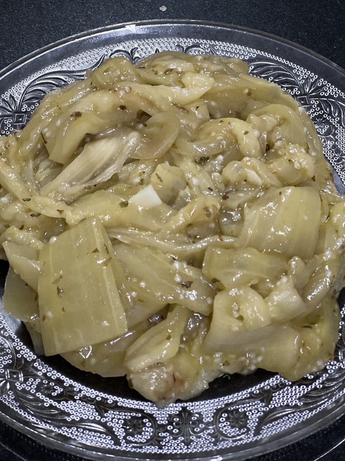 Berenjena a la vinagreta