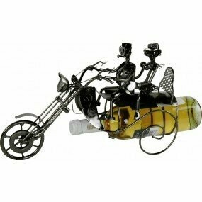 Weinflaschenhalter Motorrad Chopper