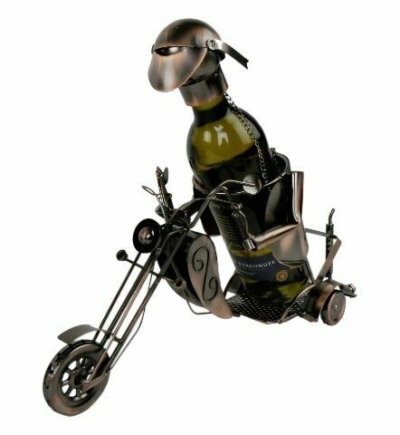 Weinflaschenhalter Motorrad 1