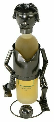 Weinflaschenhalter Fussballer 2