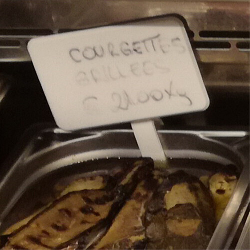 Courgettes grillées à l&#39;huile