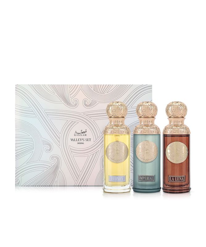 Valleys Set by Gissah Fragrances 3x 50ml Sprays Express Free Shipping