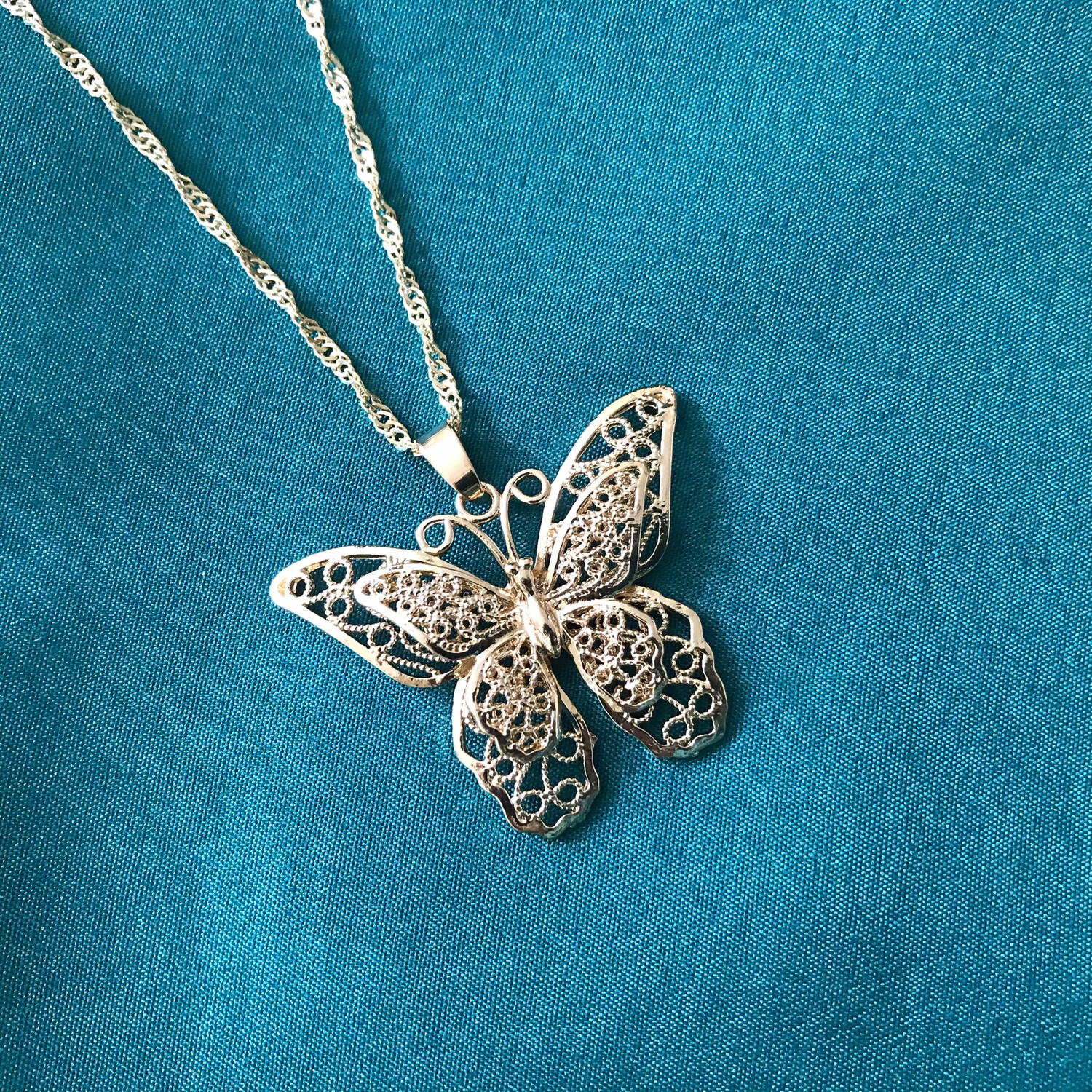 “Lace butterfly” Necklace