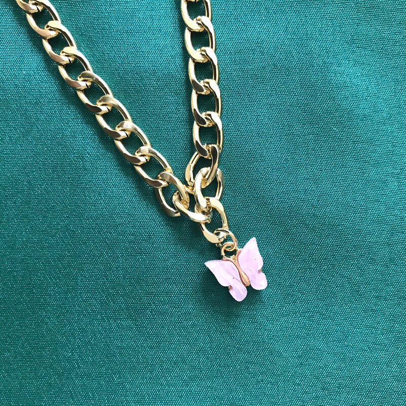 “Chunky butterfly” Necklace 