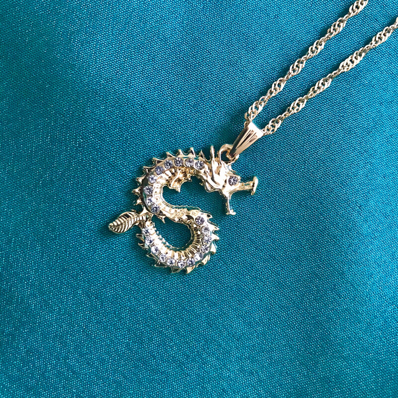 “Bling dragon” Necklace