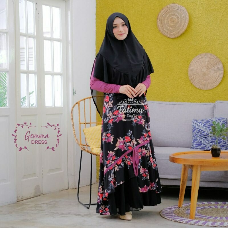 Gamis Ghaniyah Dress 06 by Haliza Syari