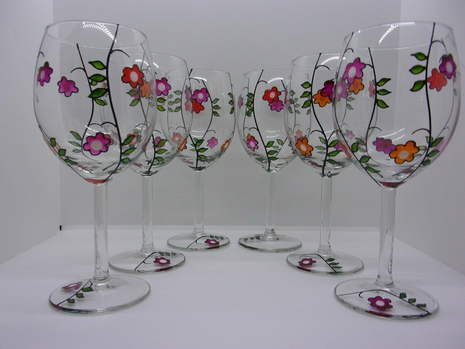 6 verres à vin 30 cl. 20201110 (88)