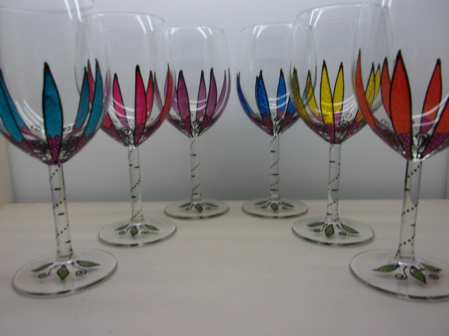 6 verres à vin 30 cl. 20201031 (24)
