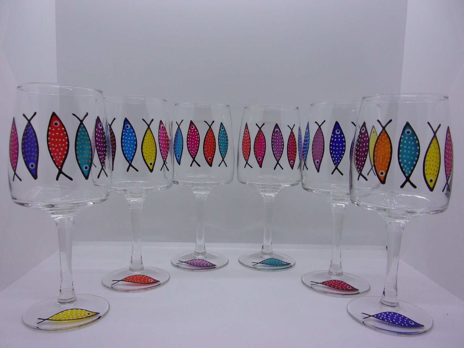6 verres à vin ... 24cl ...  20211126 (79)