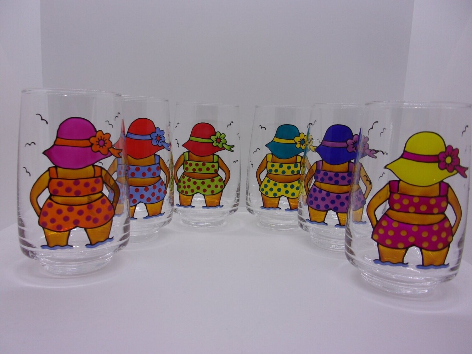 6 Verres à eau, jus de fruits... 35cl ... 20220410 (274)