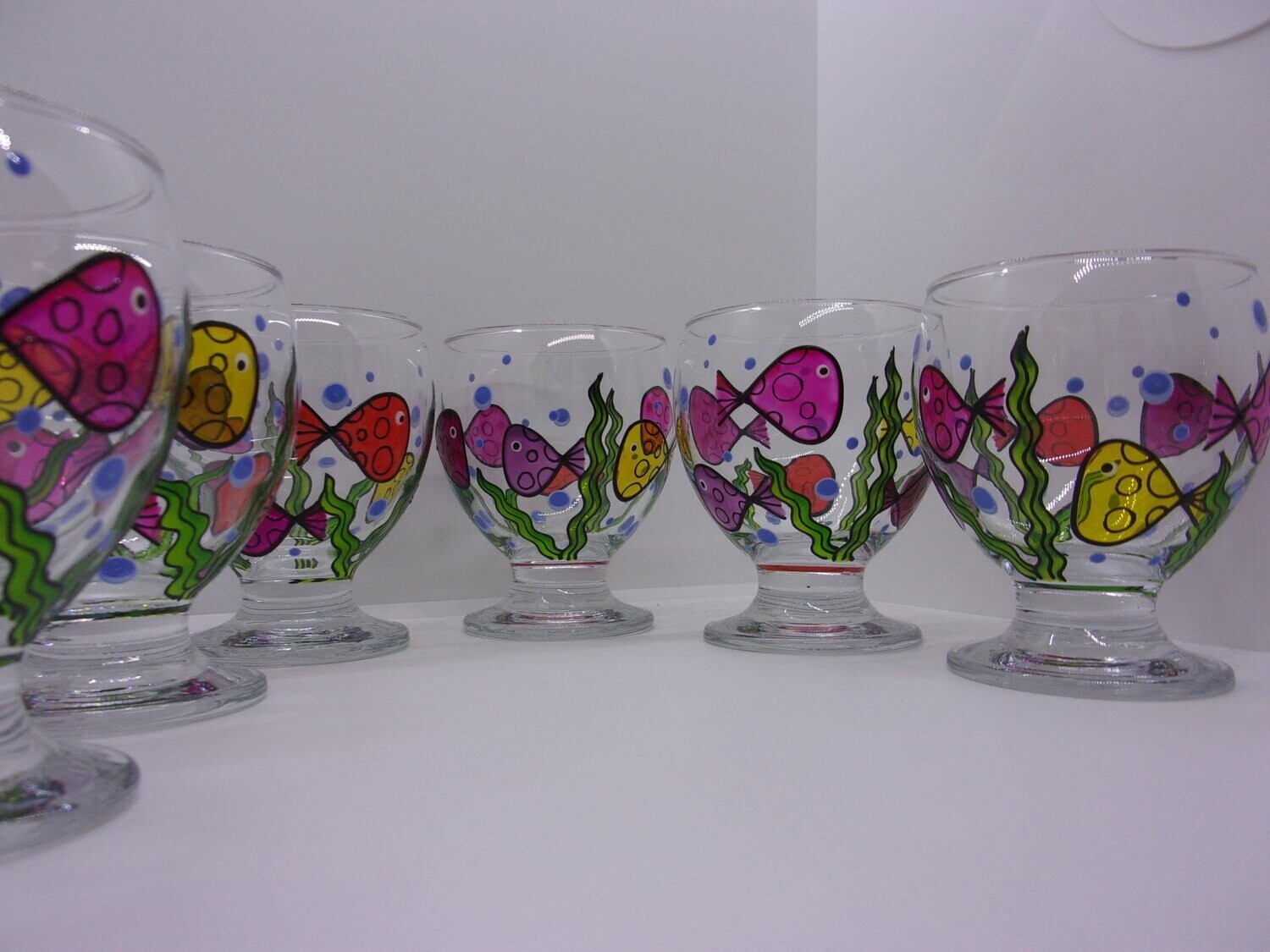 6 Verres à eau, jus de fruits ... 28cl...  202200503 (61)