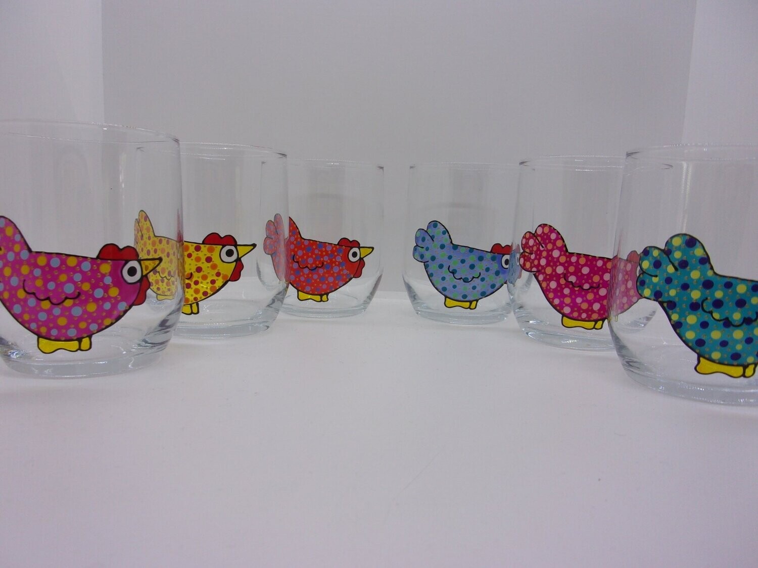 6 Verres à eau, jus de fruits ... 31.5cl ... 202200503 (120)