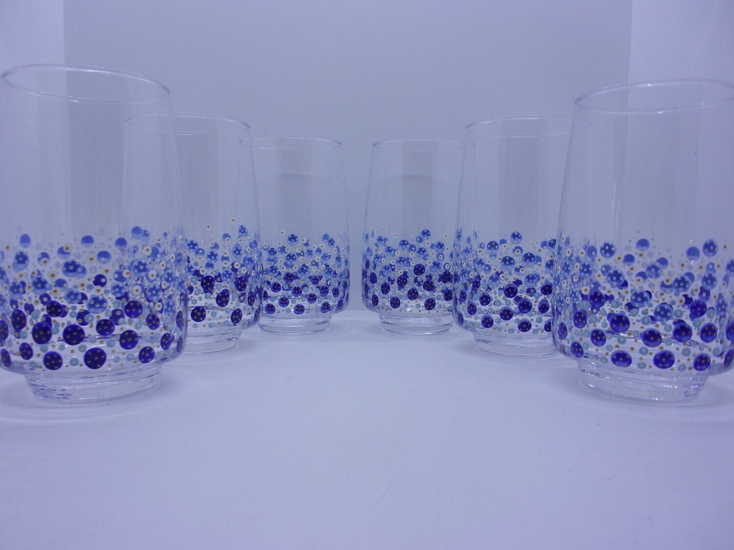 6 Verres à eau, jus de fruits... 35cl ... 20220702 (107)