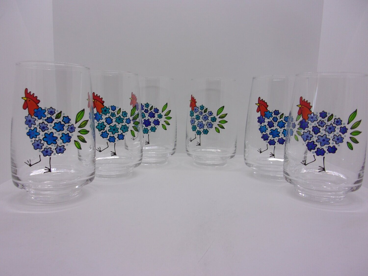 6 Verres à eau, jus de fruits... 35cl ... 20220804 (100)