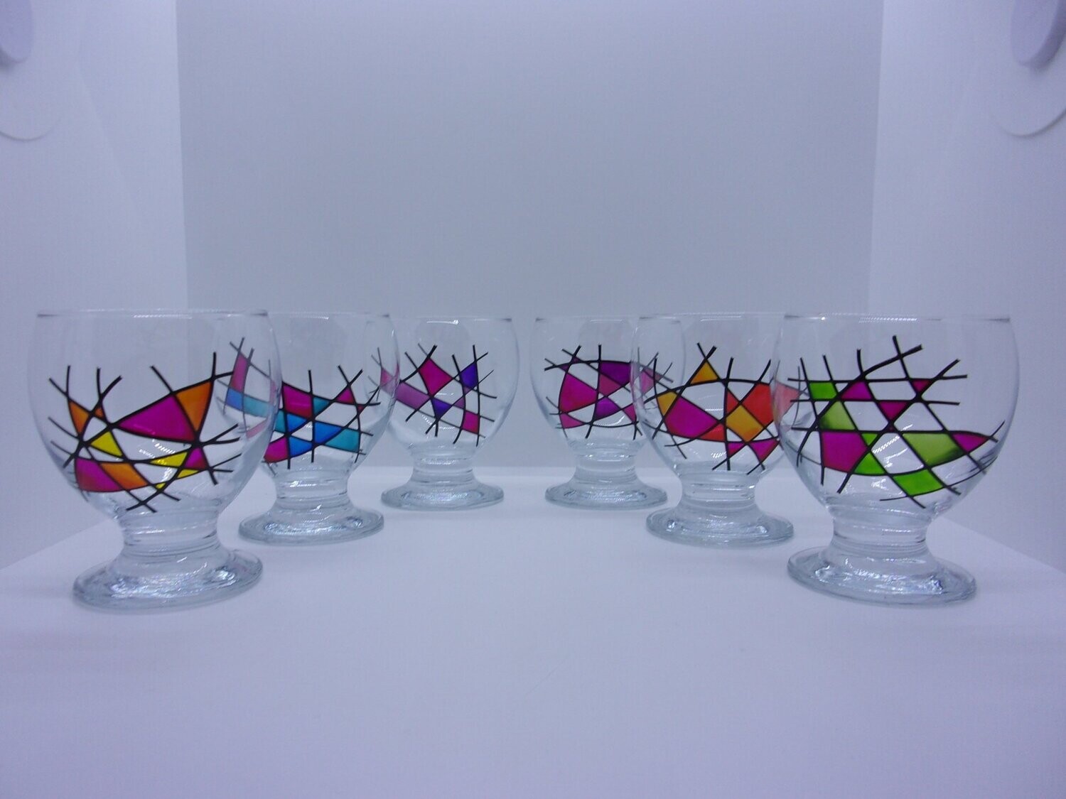 6 Verres à eau, jus de fruits ... 28cl...  20221024 (17)