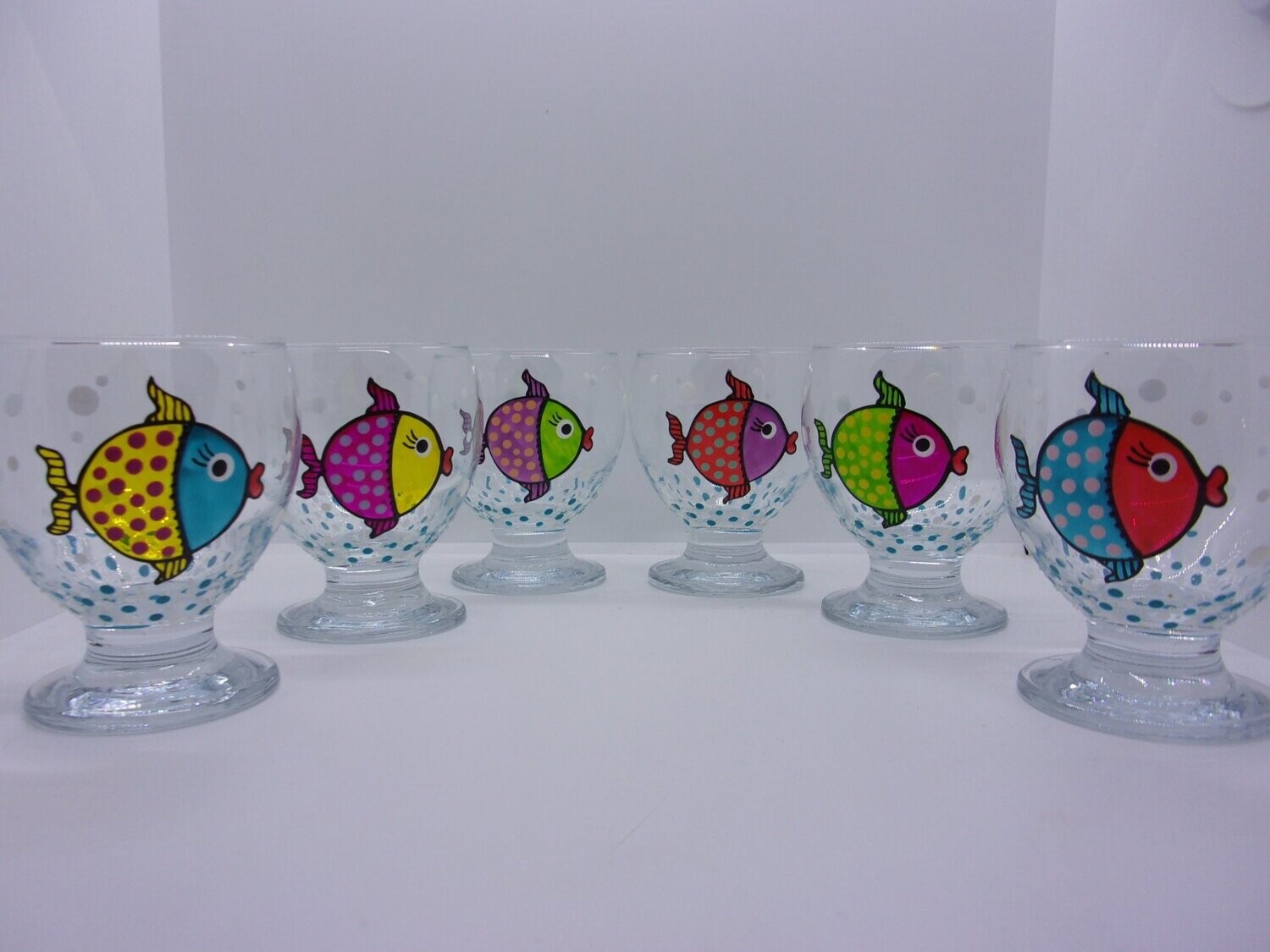 6 Verres à eau, jus de fruits ... 28cl...  20221110 (148)