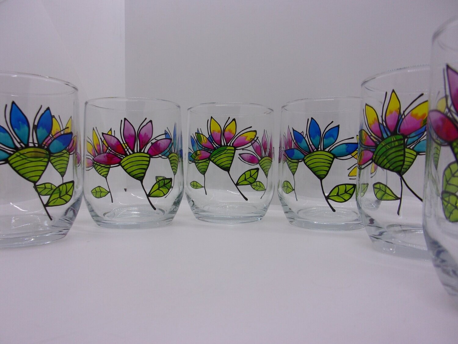 6 Verres à eau, jus de fruits ... 31.5cl ... 20221204 (118)