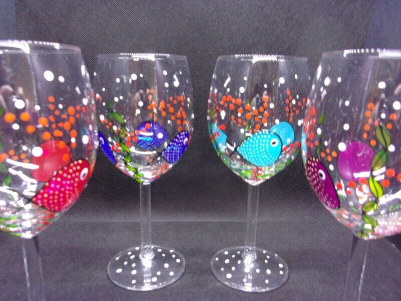 6 verres à vin ...30 cl... 202300310 (46)