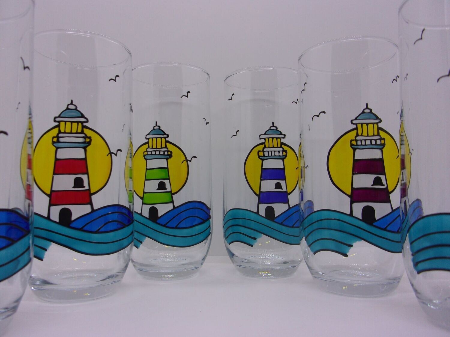 6 Verres à eau, jus de fruits ... 31.5cl ... 20230310 (247)