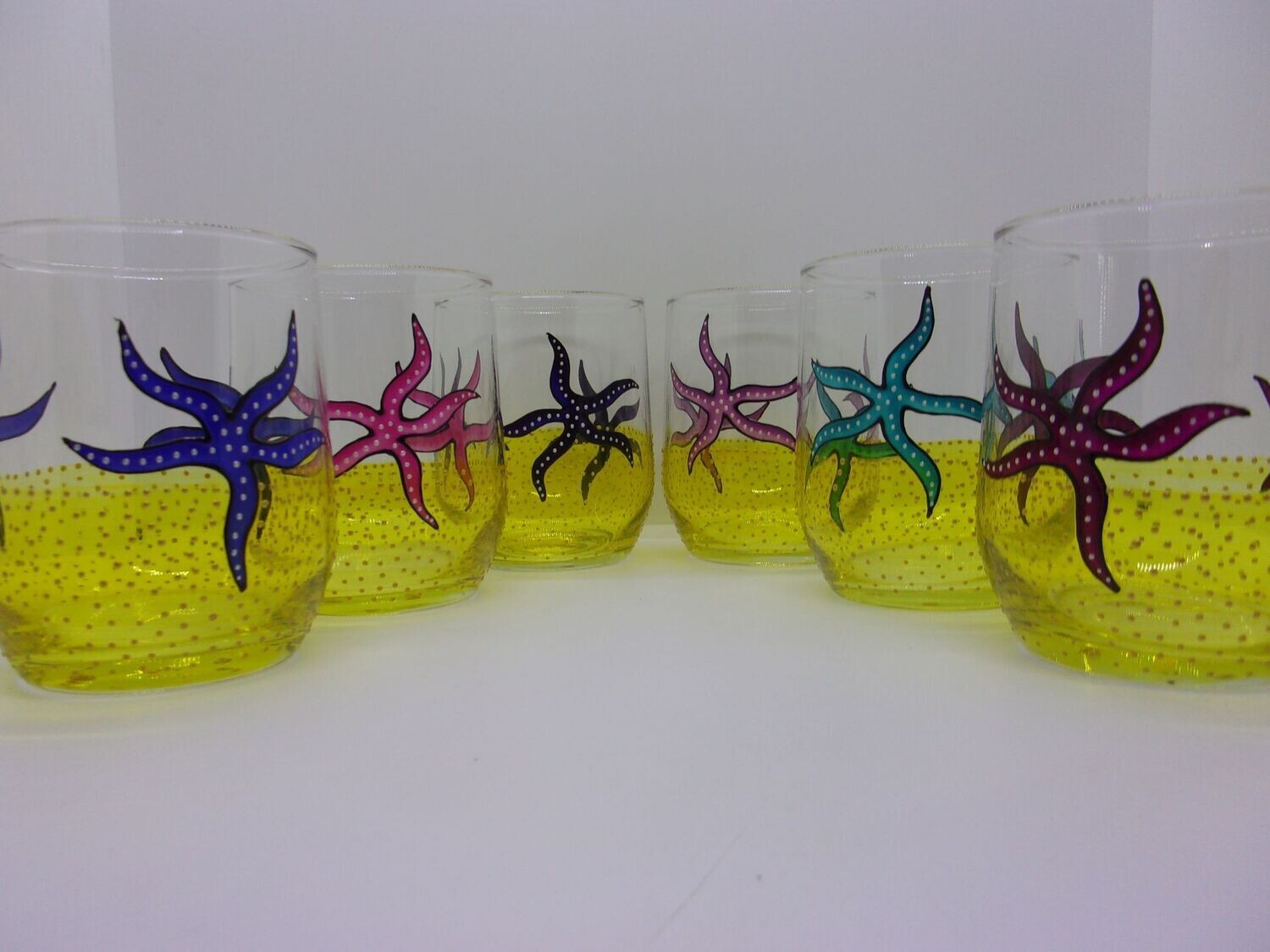 6 Verres à eau, jus de fruits ... 31.5cl ... 20230310 (252)