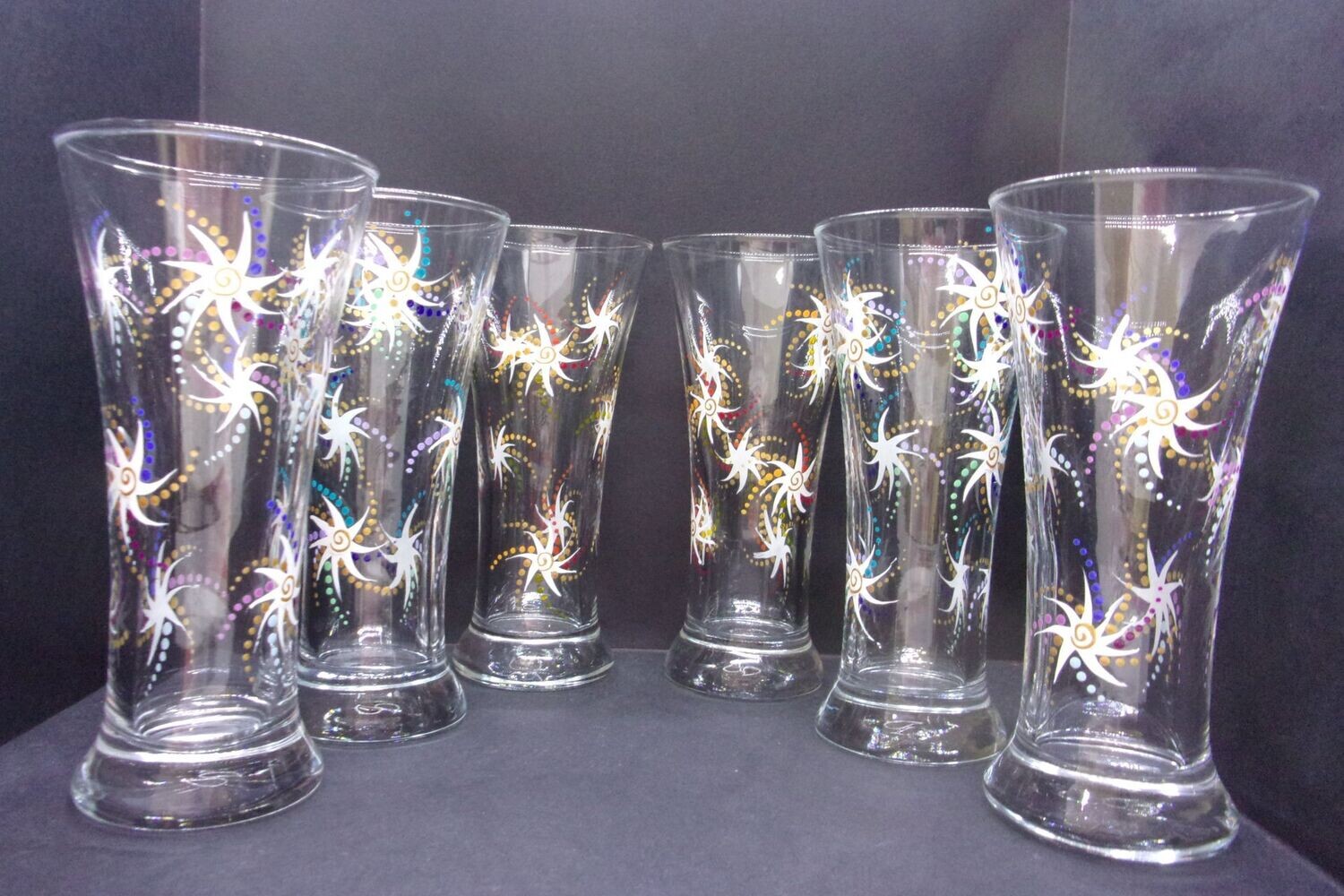 6 Verres à pastis ... 19Cl...  20240202 (92)