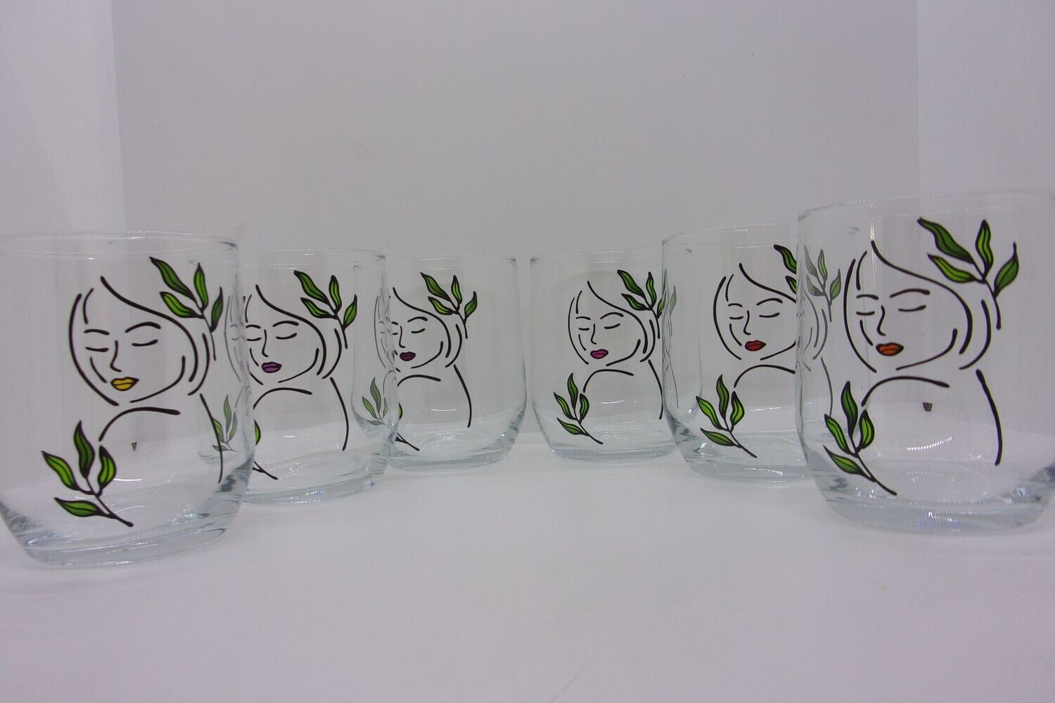6 Verres à eau, jus de fruits ... 31.5cl ... 20240202 (85)