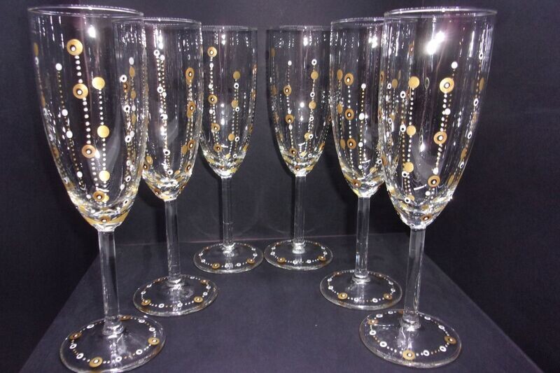 6 flûtes à champagne ... 21cl ... 20240202 (397)