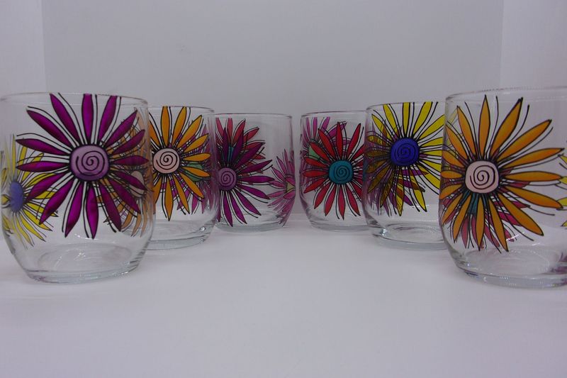 6 Verres à eau, jus de fruits ... 31.5cl ... 20241101 (316)