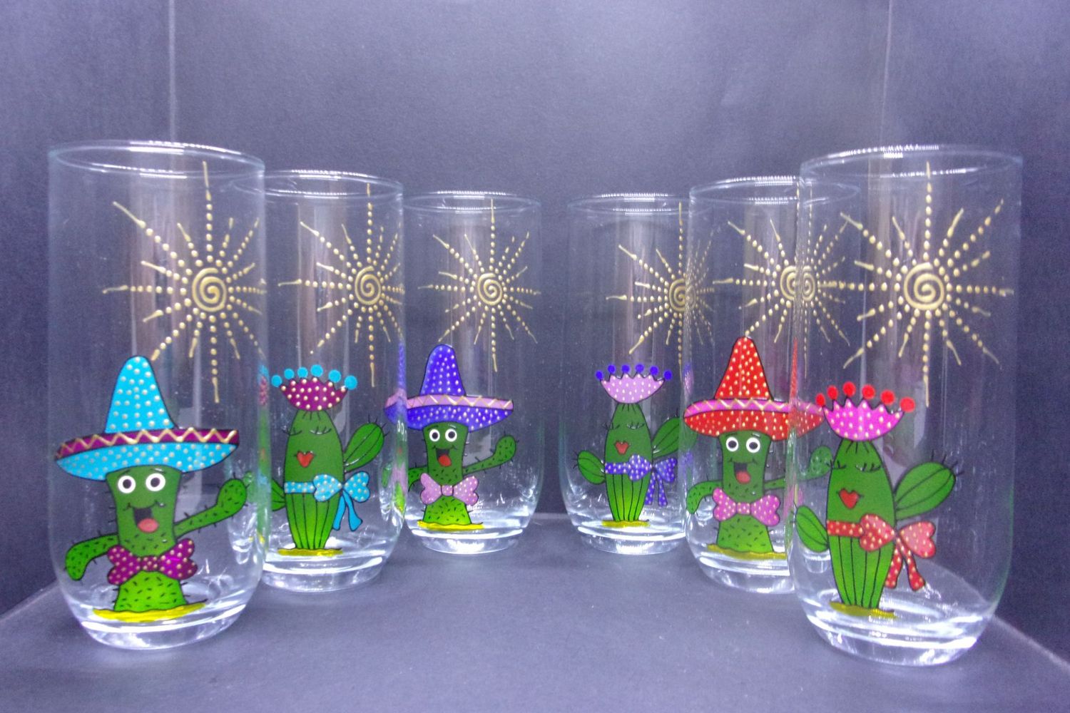 6 Verres à eau, jus de fruits ... 31.5cl ... 20241101 (303)