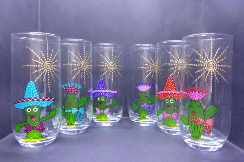 6 Verres à eau, jus de fruits ... 31.5cl ... 20241101 (303)