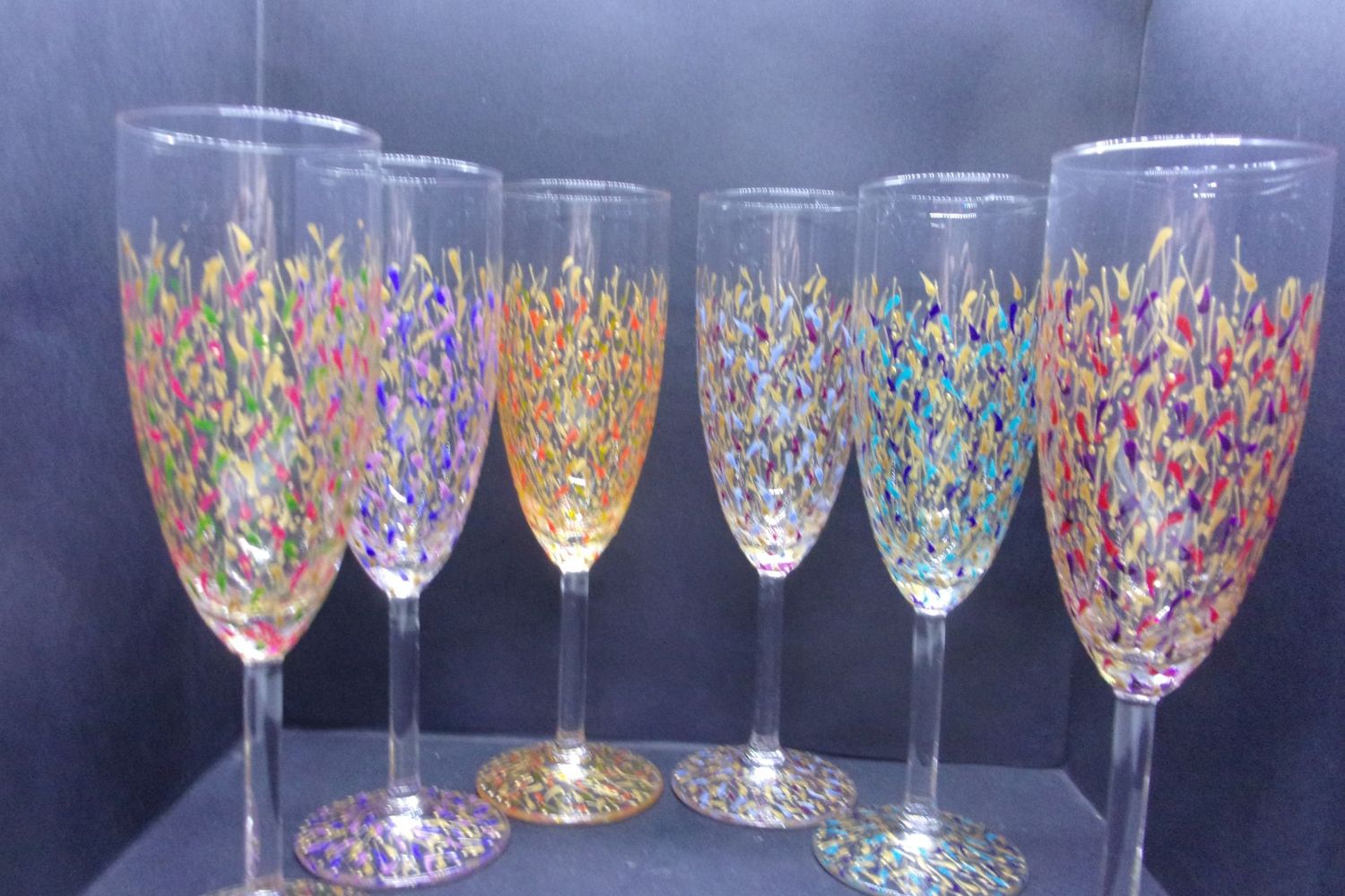 6 flûtes à champagne ... 21cl ... 20250309 (90)
