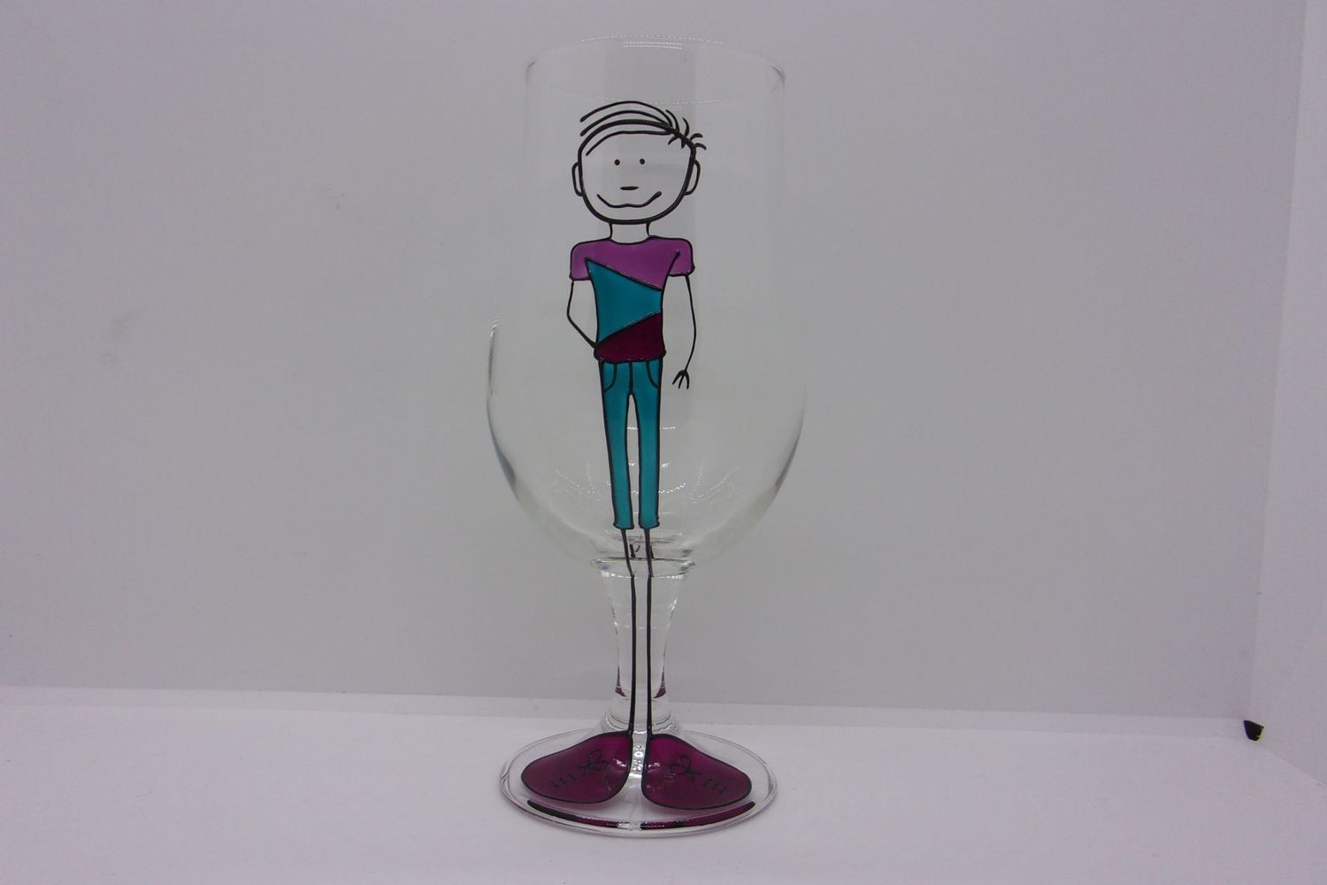 Lot de 2 verres à bière ... 37cl ... 20250309 (281)