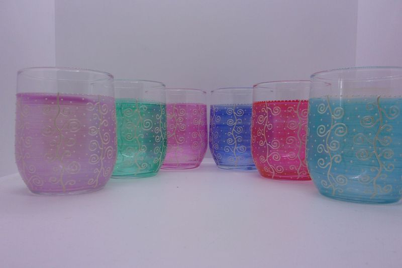 6 Verres à eau, jus de fruits ... 31.5cl ... 20250309 (212)