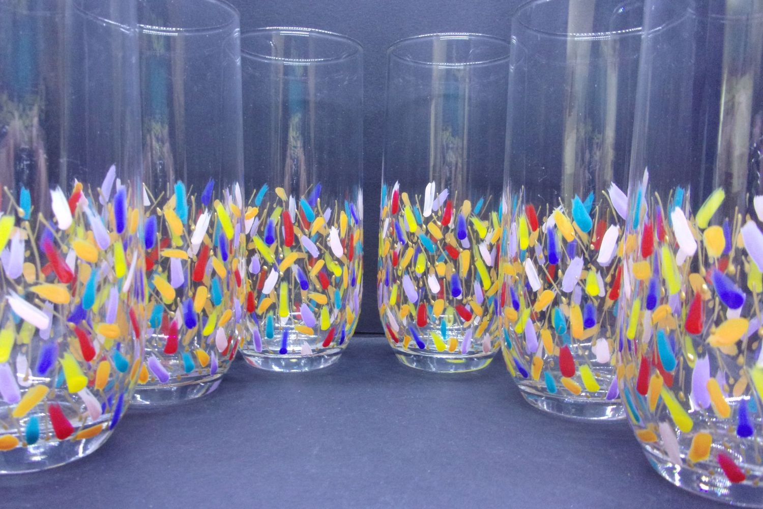 6 Verres à eau, jus de fruits ... 31.5cl ... 20250309 (260)