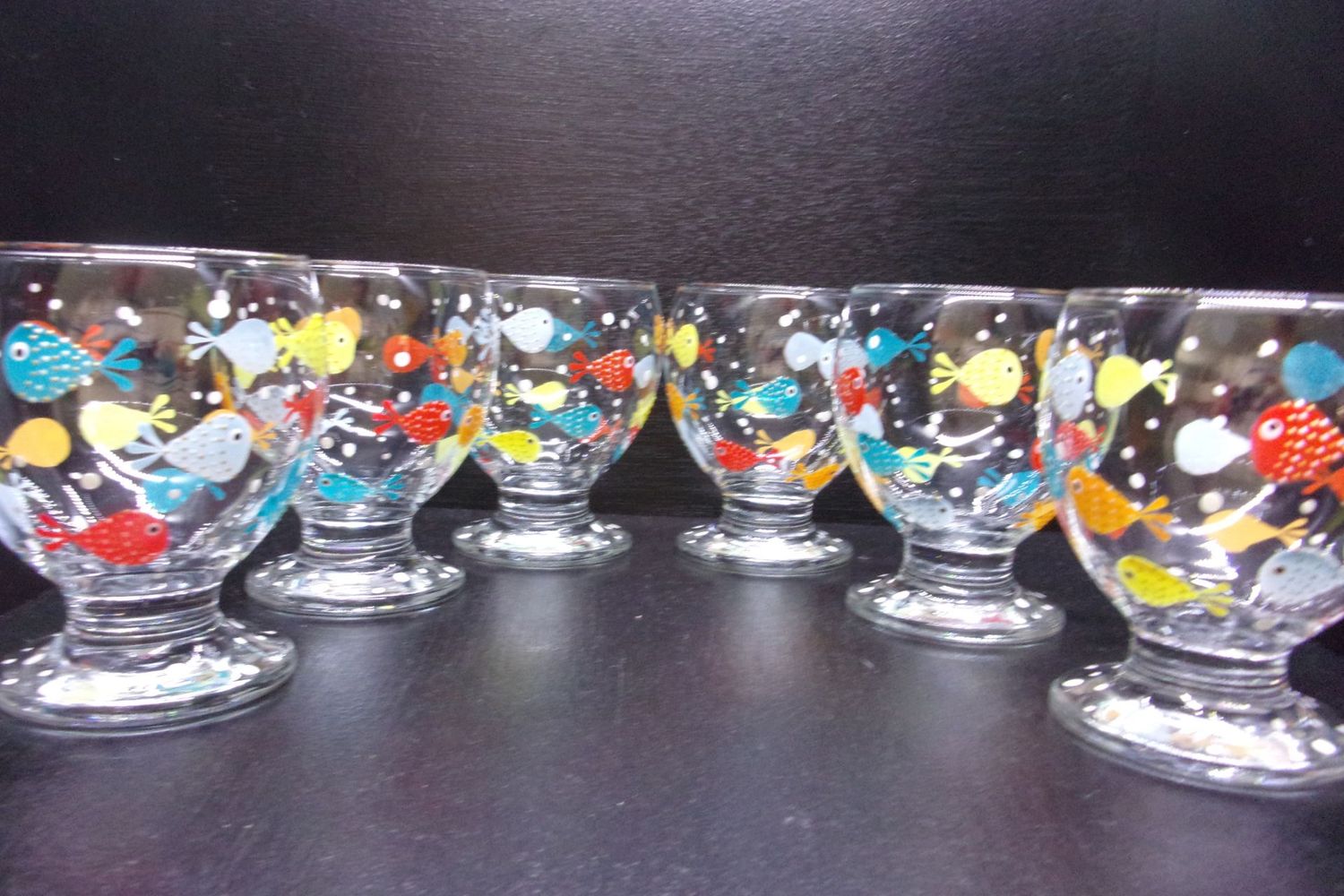 6 Verres à eau, jus de fruits ... 28cl...  20250503 (124)