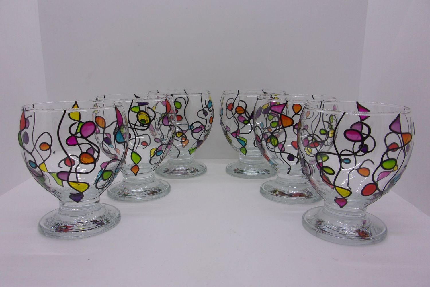 6 Verres à eau, jus de fruits ... 28cl...  20250503 (3)