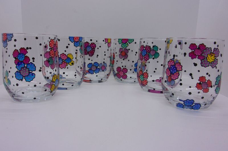 6 Verres à eau, jus de fruits ... 31.5cl ... 20250713 (109)