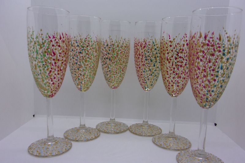 6 flûtes à champagne ... 21cl ... 20250828 (225)